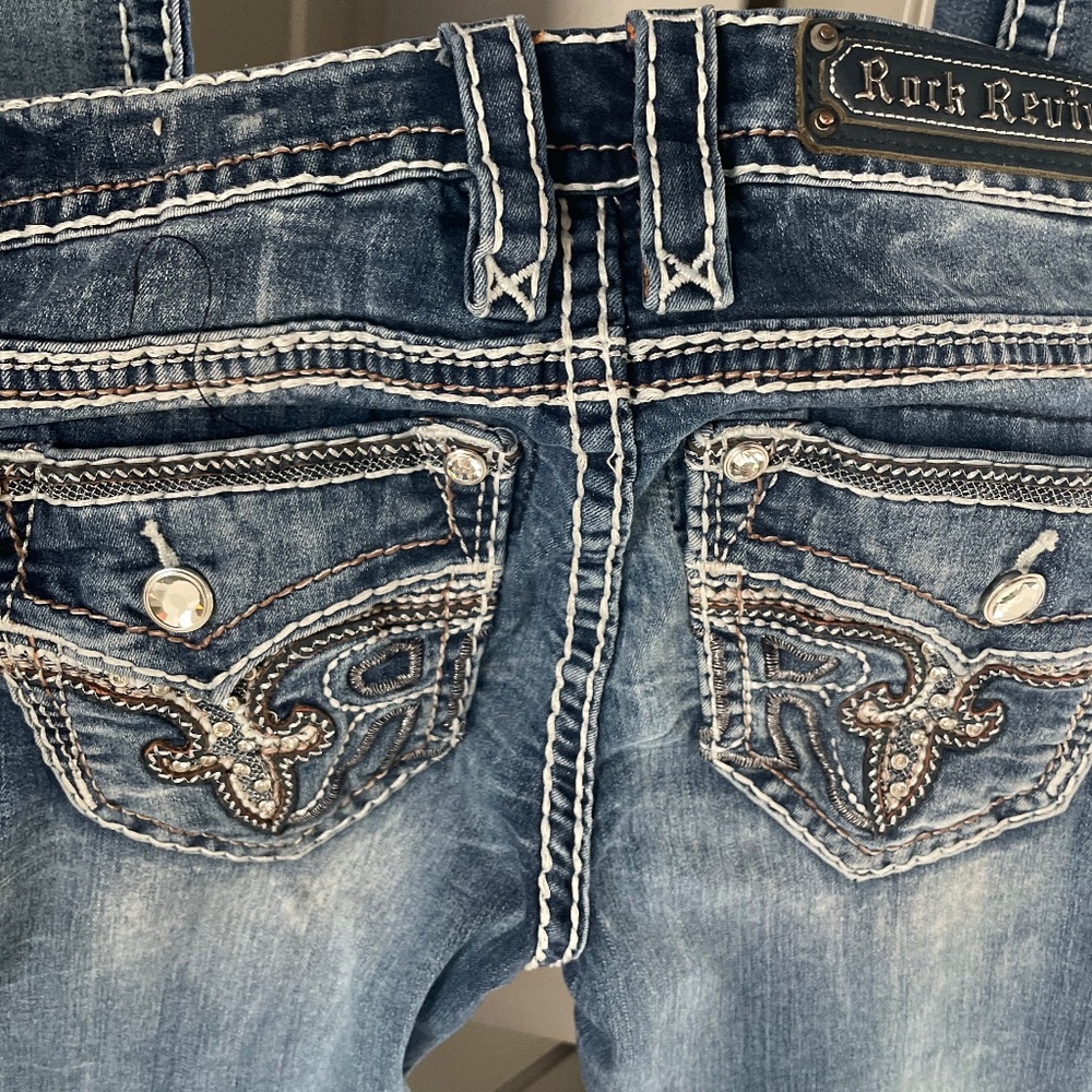 Rock Revival jeans, size 25. Super cute, great condition! $40. Firm. Value: $150